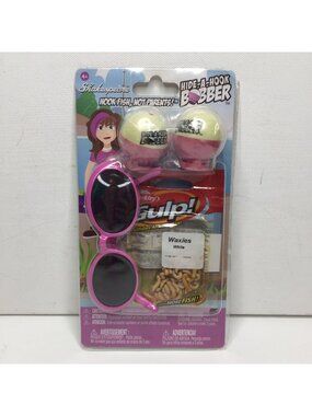 Pure Fishing Kids Hide-A-Hook Bobber Set Gulp Bait Purple Sunglasses Shakespeare